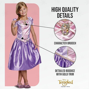 Costume Principesse DISNEY Vestito Rapunzel Travestimento Festa Carnevale in Maschera - 140659