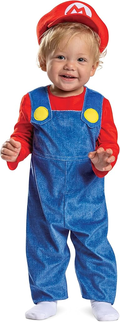 Costume Super Mario Bros Travestimento Carnevale Vestito Festa in Maschera - 146409