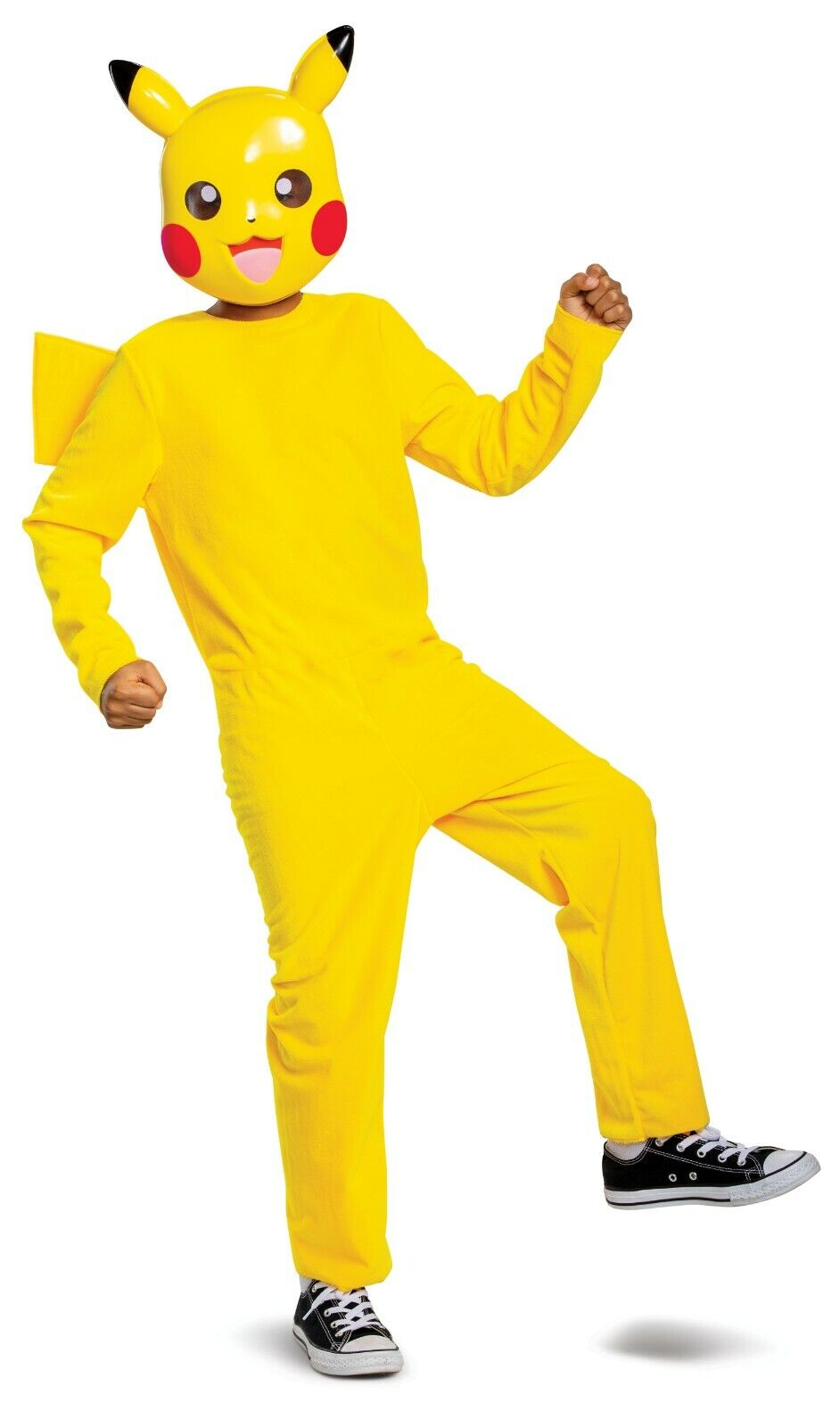 Costume Pikachu Pokémon Tuta Intera Maschera Travestimento Carnevale Festa in Maschera - 90121