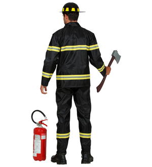 Vestito Carnevale Pompiere Costume Travestimento Carnevale Uomo - 2136
