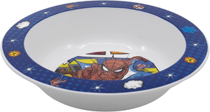 Set Pappa 5 Pezzi Spiderman MARVEL Piatti Bicchiere Posate in Plastica Rigida Riutilizzabile in Confezione - 74750