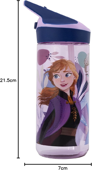 Borraccia Tritan Frozen DISNEY Bottiglia 620 Ml con Apertura Pop-Up - 74297
