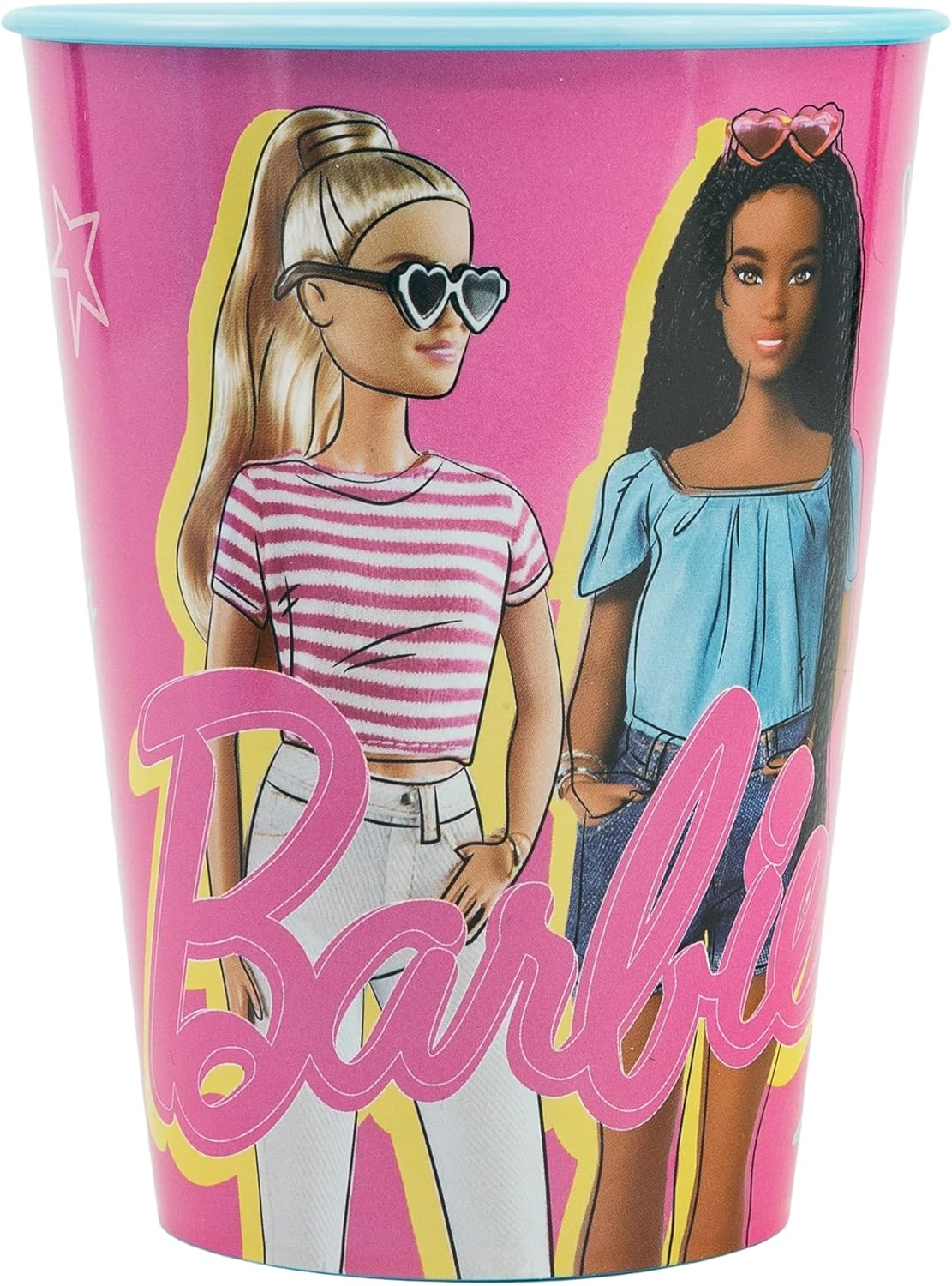 Bicchiere Barbie in Plastica Semirigida Riutilizzabile Bpa Free 260 Ml - 15907