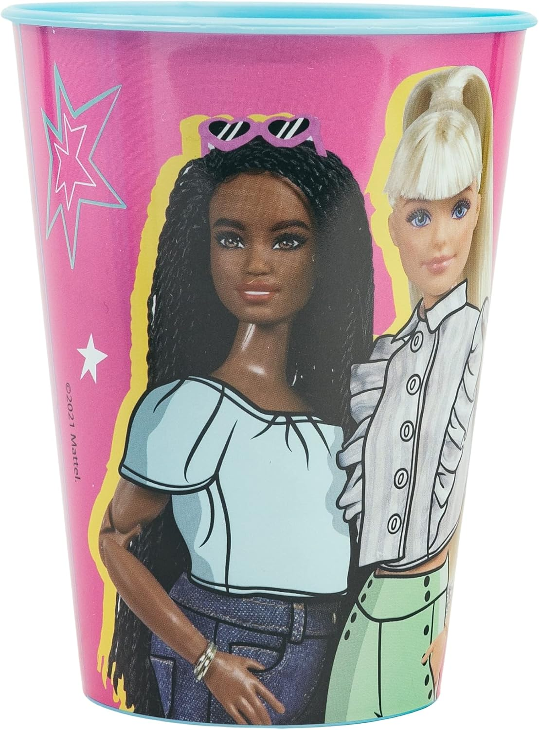 Bicchiere Barbie in Plastica Semirigida Riutilizzabile Bpa Free 260 Ml - 15907