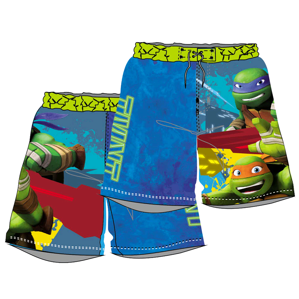 Costume Mare Tartarughe Ninja Bermuda Bambino 2/8 Anni - Nt91022