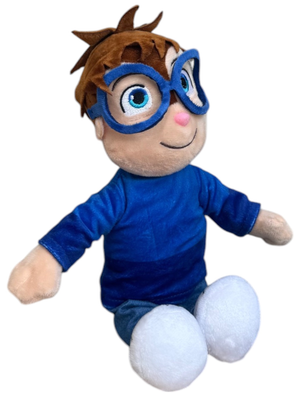 Peluche Simon Alvin e i Chipmunks Morbido Pupazzo Scoiattolo 30 CM in Fibra Riciclata - 760021714/simon