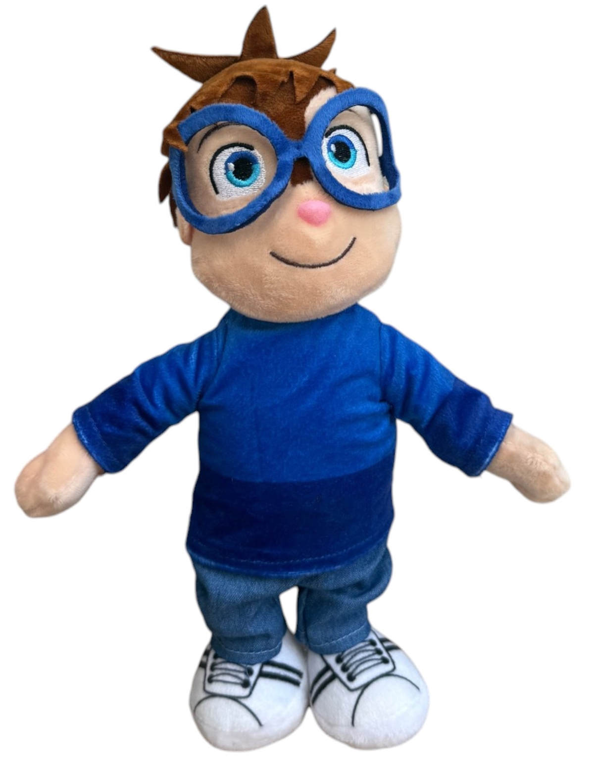Peluche Simon Alvin e i Chipmunks Morbido Pupazzo Scoiattolo 30 CM in Fibra Riciclata - 760021714/simon