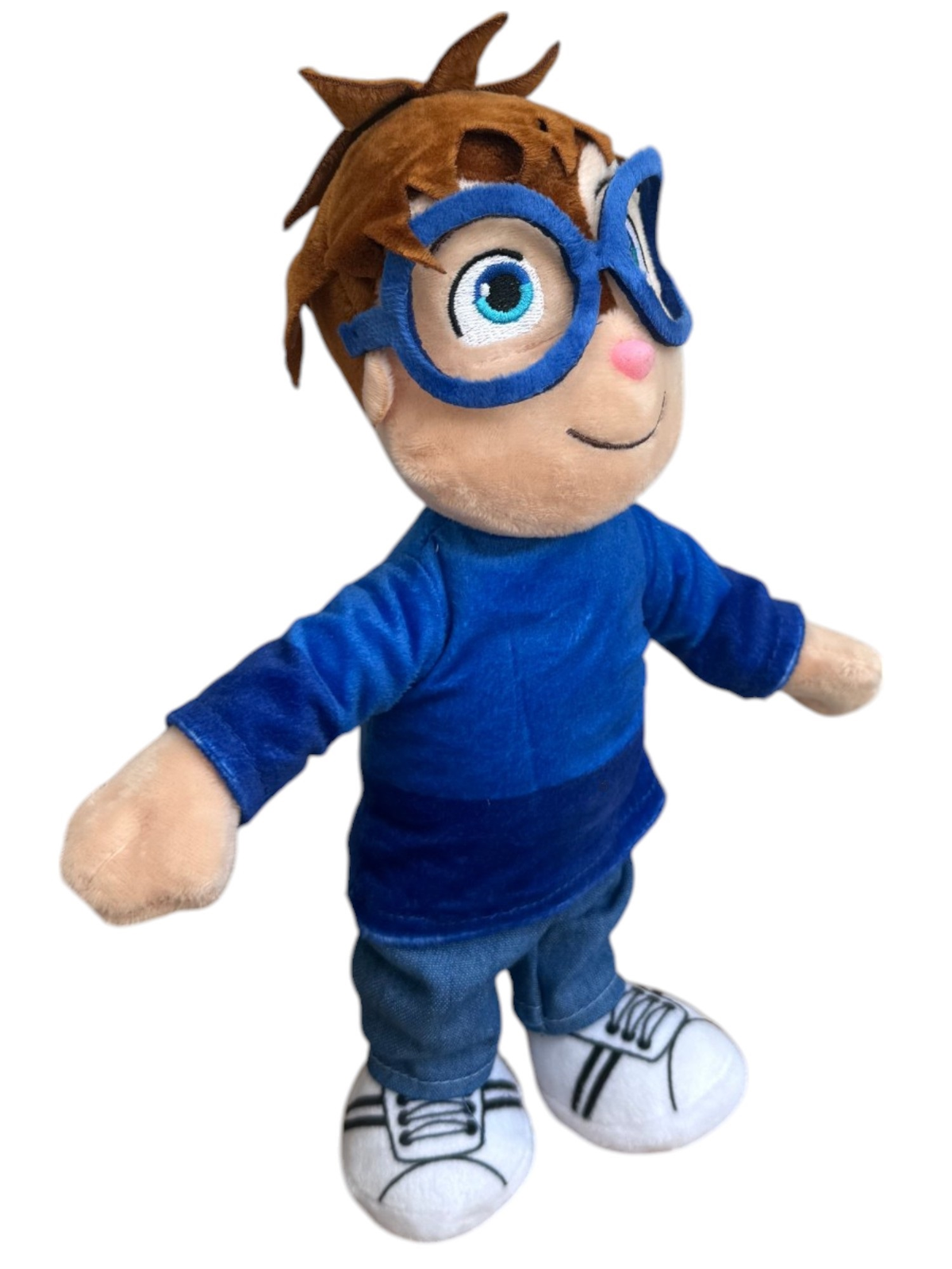 Peluche Simon Alvin e i Chipmunks Morbido Pupazzo Scoiattolo 30 CM in Fibra Riciclata - 760021714/simon