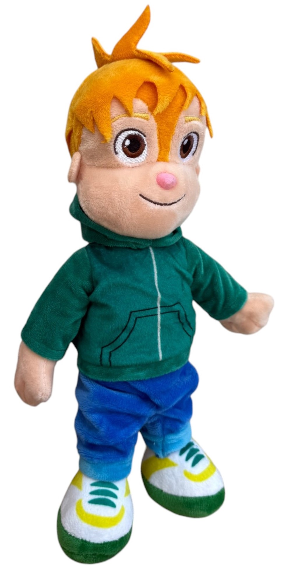 Peluche Theodore Alvin e i Chipmunks Morbido Pupazzo Scoiattolo 30 CM in Fibra Riciclata - 760021714/theodore