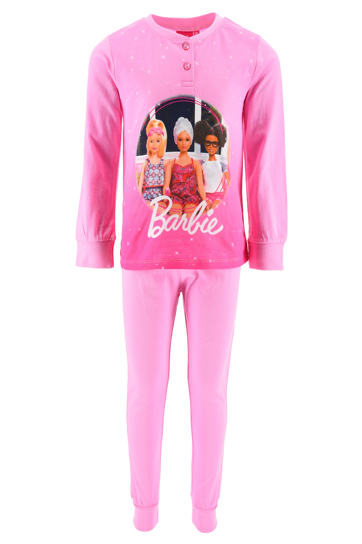 Pigiama Primaverile Barbie Bambina 100% Cotone - Ye20024.brosa