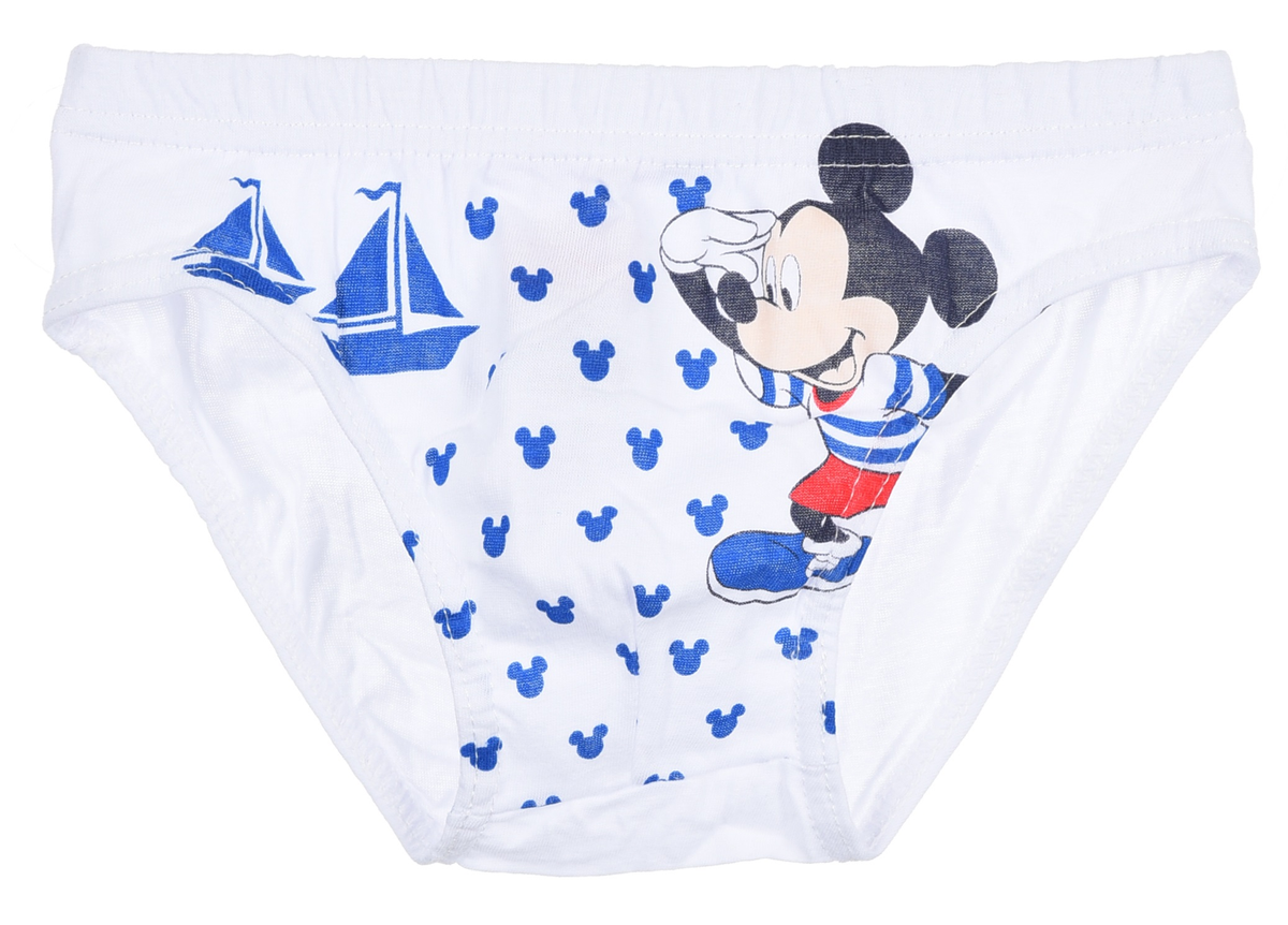 Mutandine Set 3 Pezzi Topolino DISNEY Slip in Cotone in Scatola 3/6 Anni - Ye30024