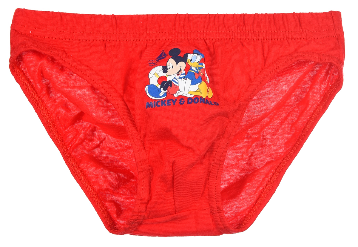 Mutandine Set 3 Pezzi Topolino DISNEY Slip in Cotone in Scatola 3/6 Anni - Ye30024