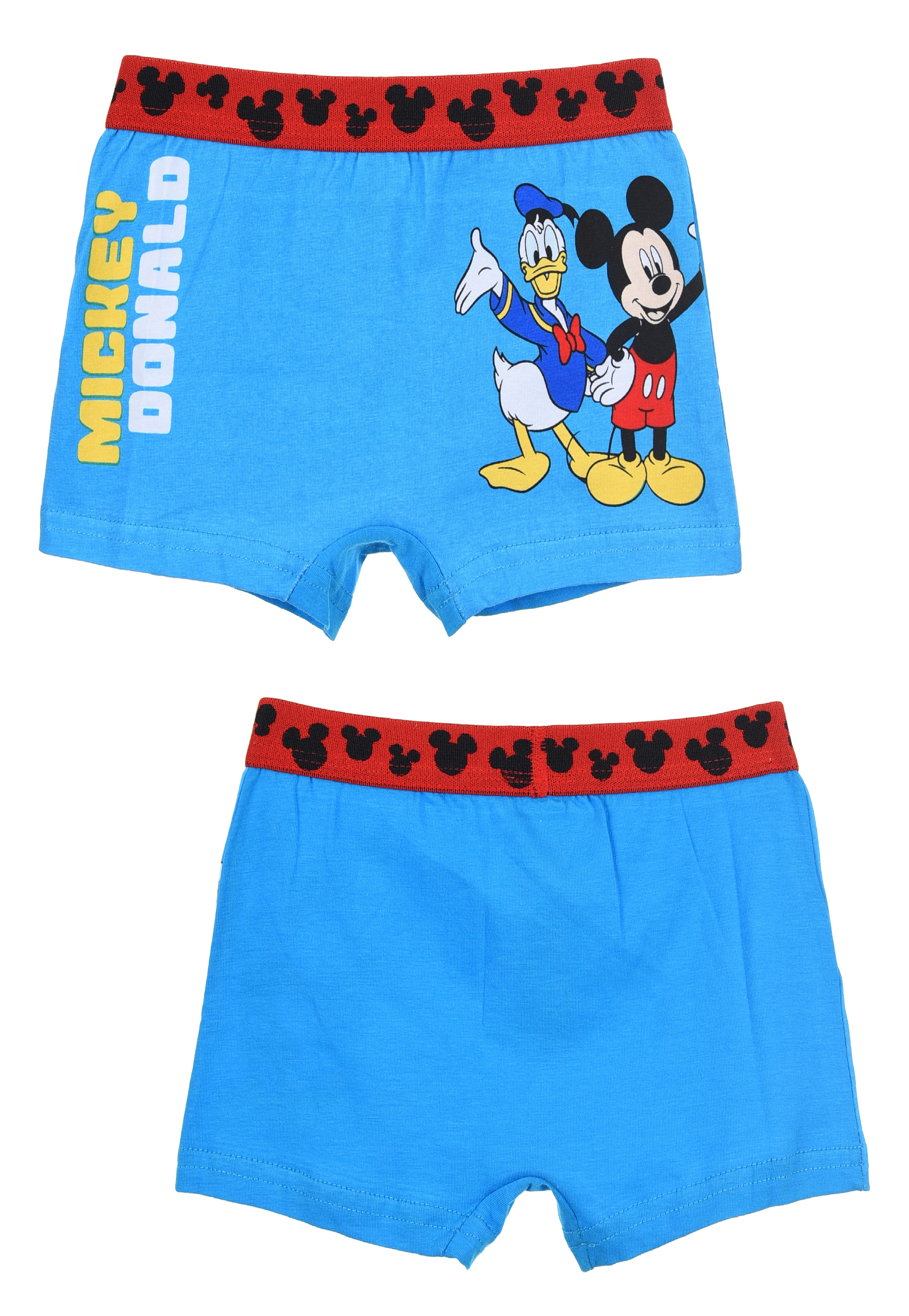 Boxer Set 2 Pezzi Topolino DISNEY Mutande in Cotone 3/6 Anni - Ye30025blu