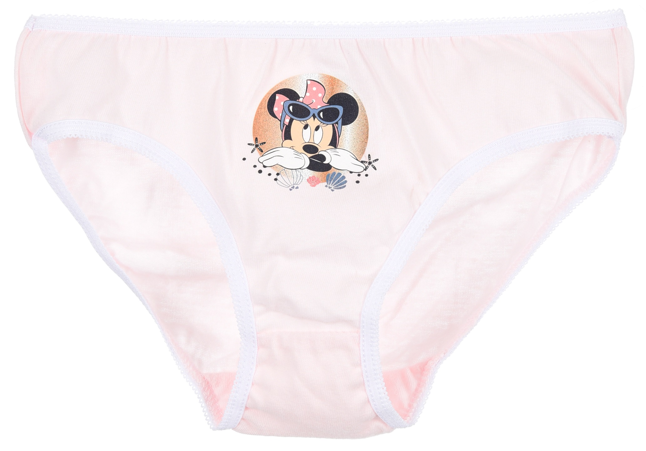 Mutandine Set 3 Pezzi Minnie DISNEY Slip in Cotone in Scatola 3/8 Anni - Ye30027