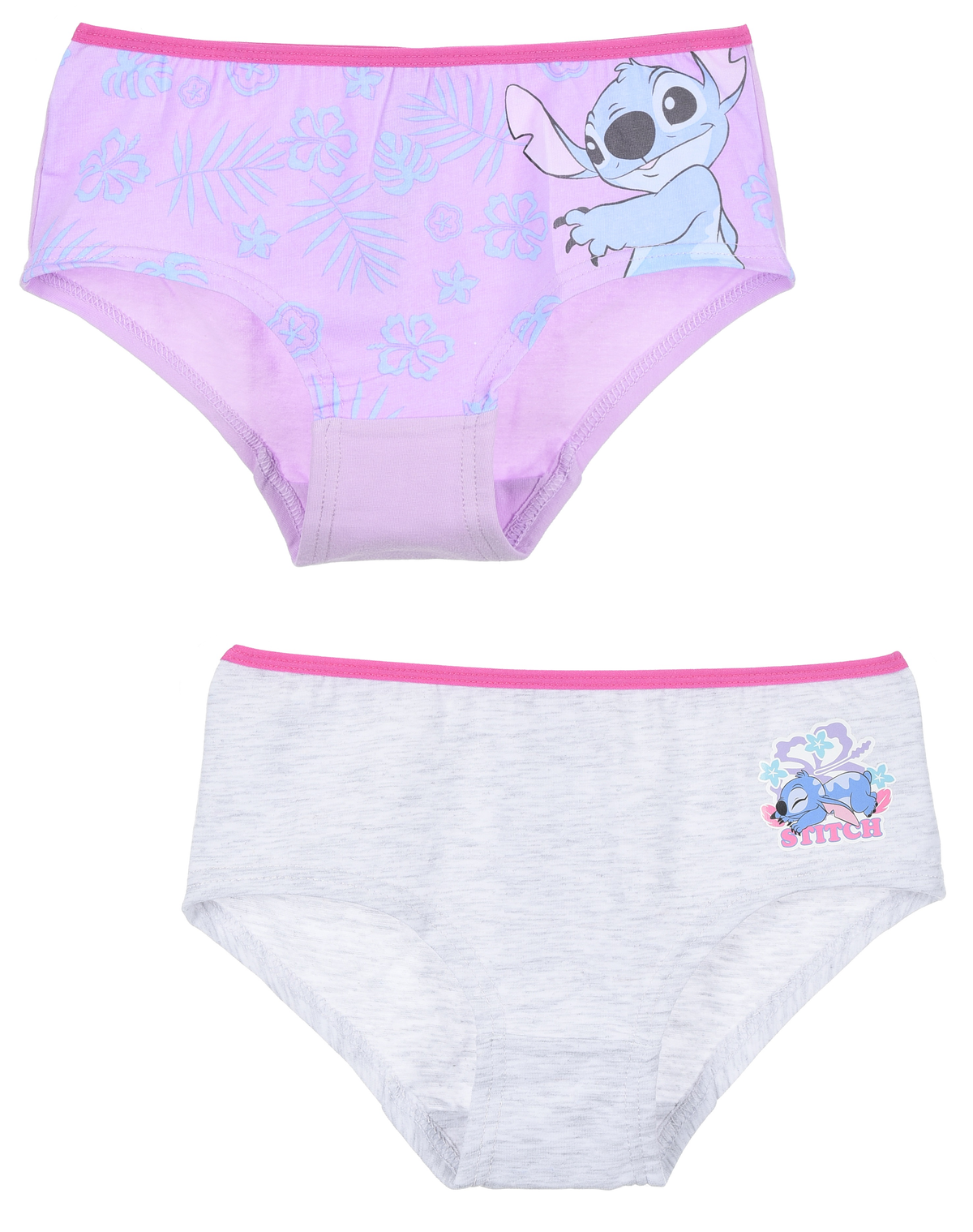 Culotte Set 2 Pezzi Stitch DISNEY Slip in Cotone 6/12 Anni - Ye30018lilla