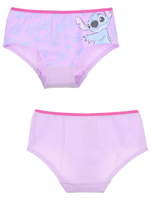 Culotte Set 2 Pezzi Stitch DISNEY Slip in Cotone 6/12 Anni - Ye30018lilla