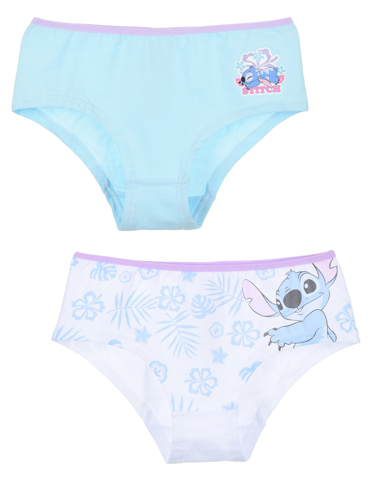 Culotte Set 2 Pezzi Stitch DISNEY Slip in Cotone 6/12 Anni - Ye30018azzurro