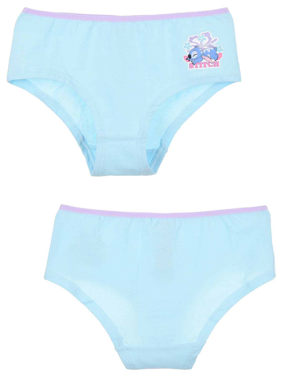 Culotte Set 2 Pezzi Stitch DISNEY Slip in Cotone 6/12 Anni - Ye30018azzurro