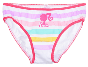 Mutandine Set 3 Pezzi Barbie Slip in Cotone in Scatola 4/10 Anni - Ye30007