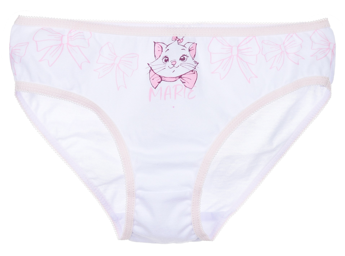 Mutandine Set 3 Pezzi Marie DISNEY gli Aristogatti Slip in Cotone in Scatola 3/6 Anni - Ye30023