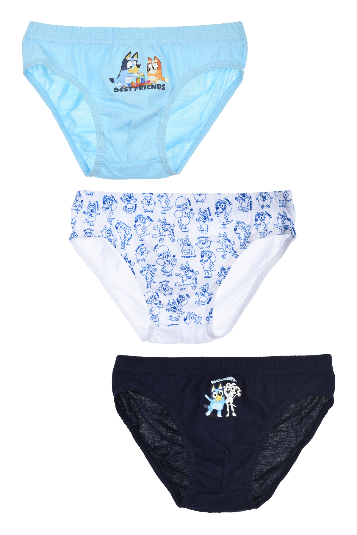 Mutandine Set 3 Pezzi Bluey Slip in Cotone in Scatola 3/6 Anni - Ye30002.bio