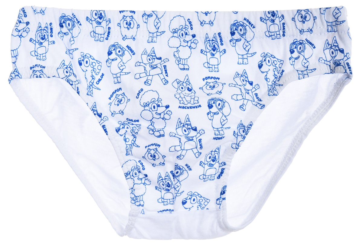 Mutandine Set 3 Pezzi Bluey Slip in Cotone in Scatola 3/6 Anni - Ye30002.bio