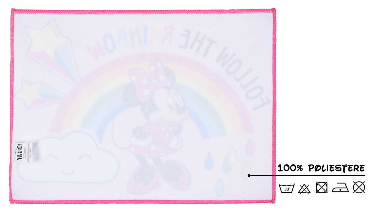 Tovaglietta Minnie Mouse DISNEY in Tessuto da Colazione Pranzo 40x30 CM - Ye18271