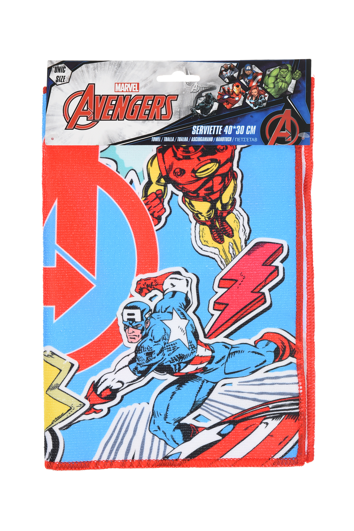 Tovaglietta Avengers MARVEL in Tessuto da Colazione Pranzo 40x30 CM - Ye18278