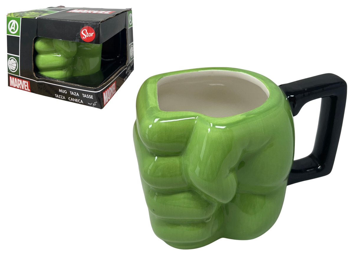 Tazza 3d Hulk MARVEL Avengers in Ceramica 430 Ml in Confezione - 95789