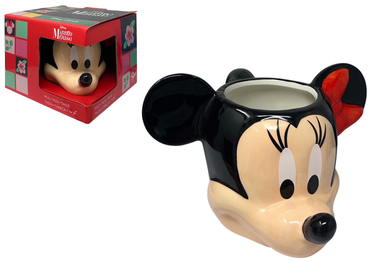 Tazza 3d Minnie DISNEY in Ceramica 355 Ml in Confezione - 78291