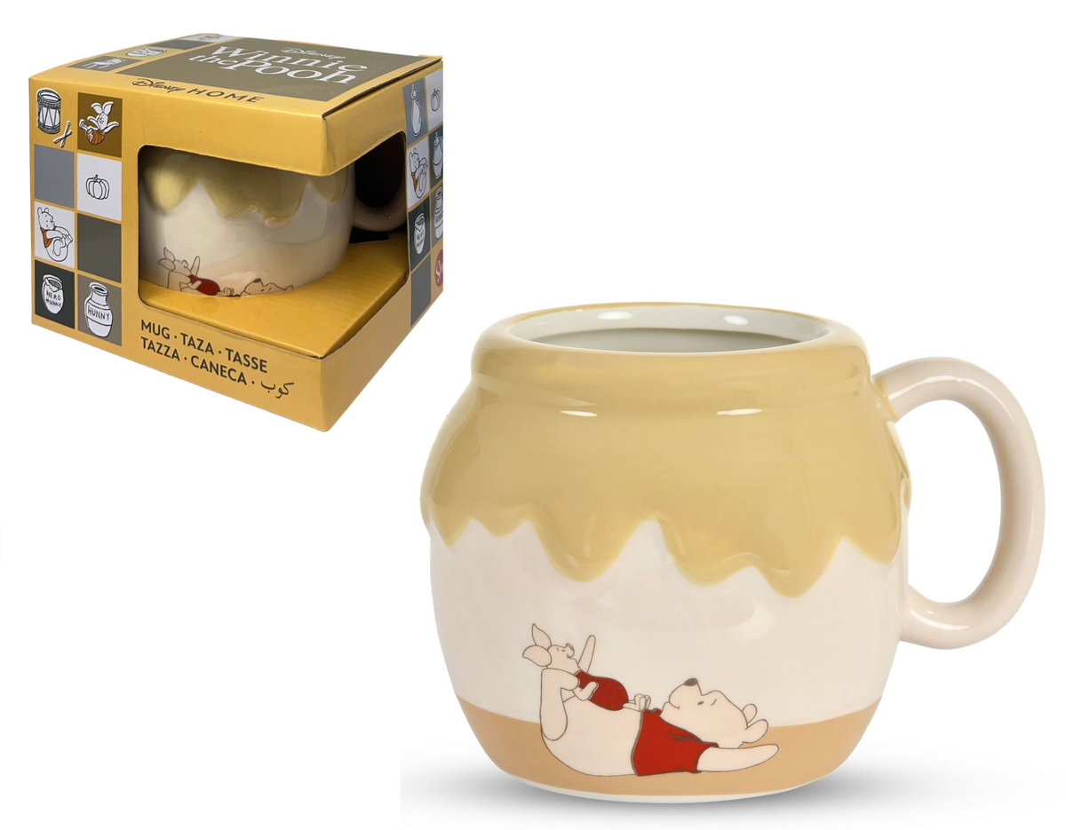 Tazza 3d Winnie the Pooh DISNEY in Ceramica 414 Ml in Confezione - 78941