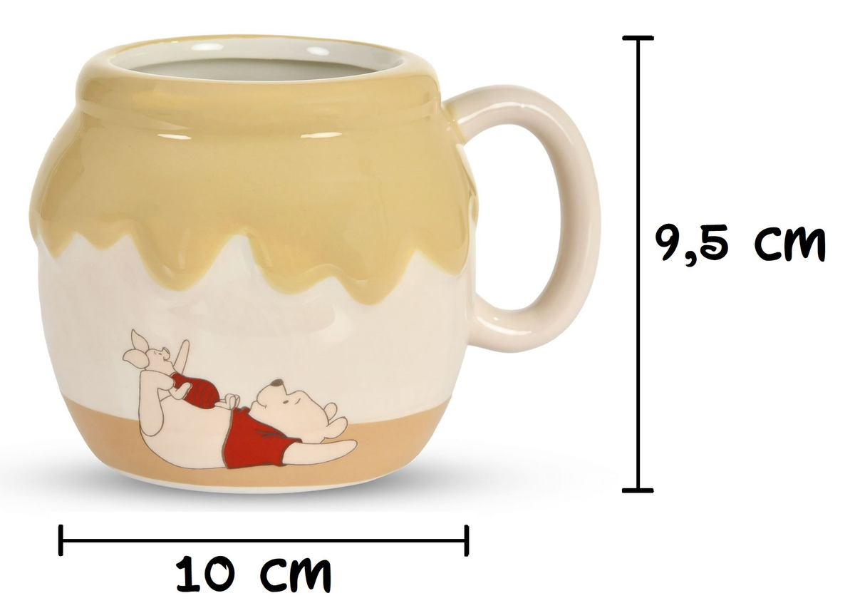 Tazza 3d Winnie the Pooh DISNEY in Ceramica 414 Ml in Confezione - 78941