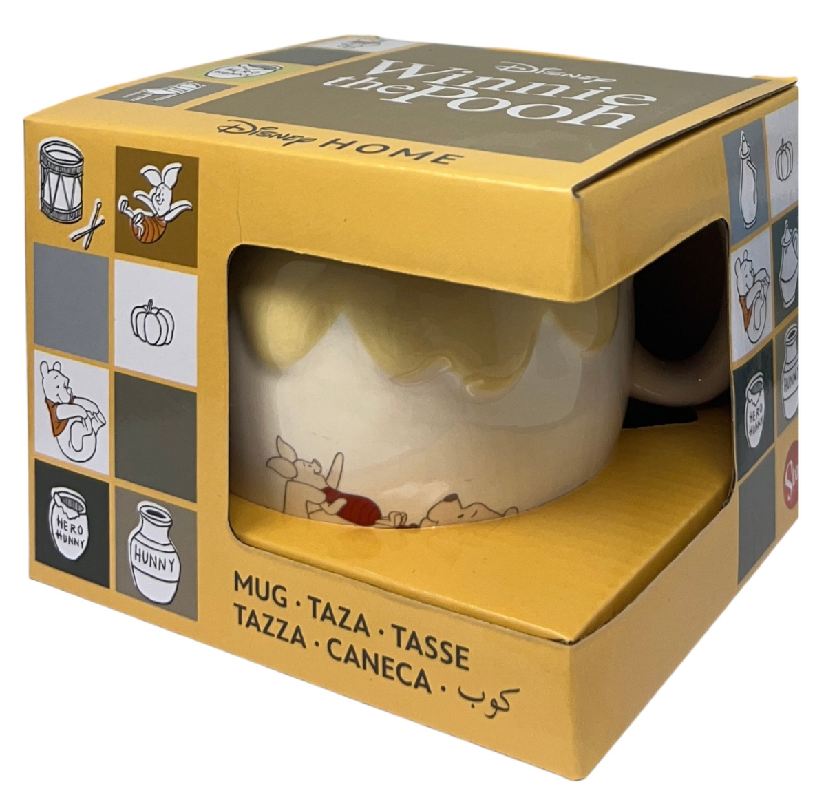 Tazza 3d Winnie the Pooh DISNEY in Ceramica 414 Ml in Confezione - 78941
