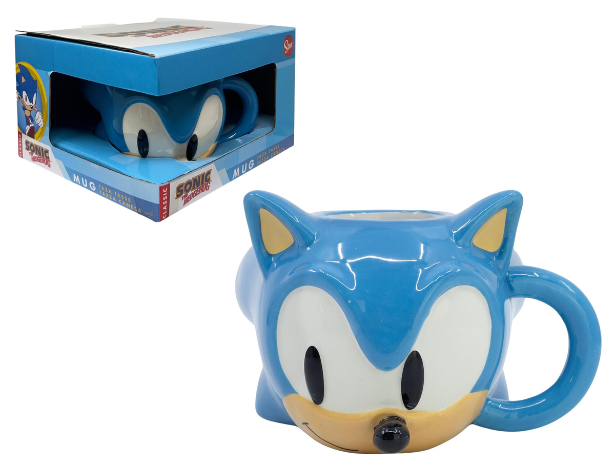 Tazza 3d Sonic in Ceramica 355 Ml in Confezione - 78896