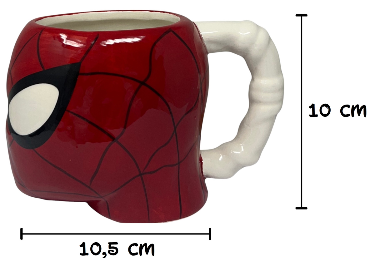 Tazza 3d Spiderman MARVEL in Ceramica 415 Ml in Confezione - 96786