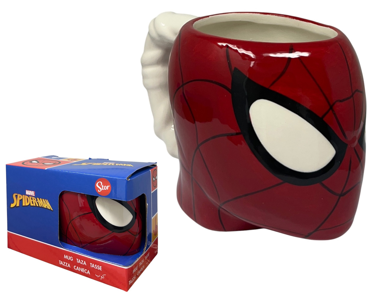 Tazza 3d Spiderman MARVEL in Ceramica 415 Ml in Confezione - 96786