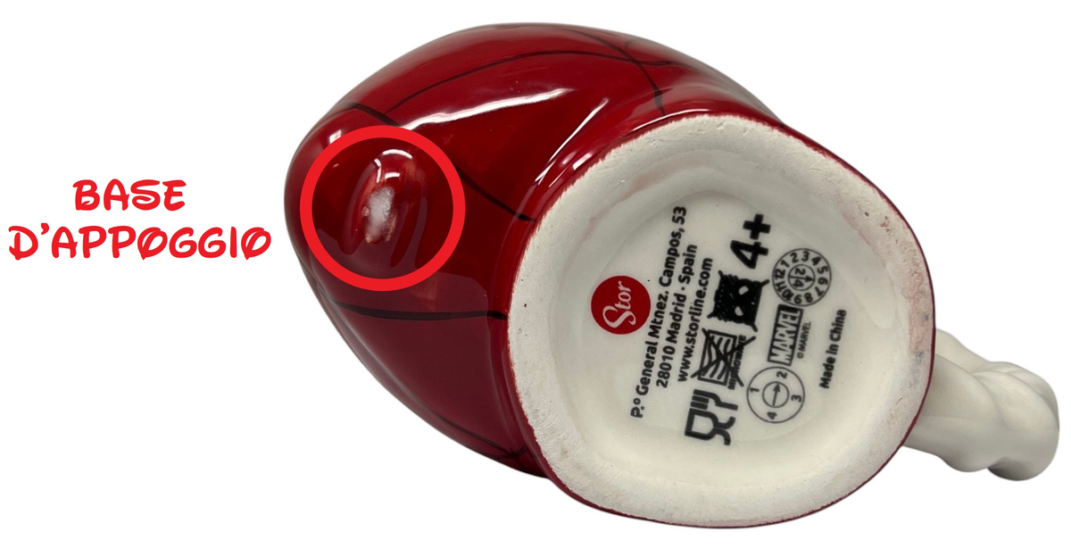 Tazza 3d Spiderman MARVEL in Ceramica 415 Ml in Confezione - 96786