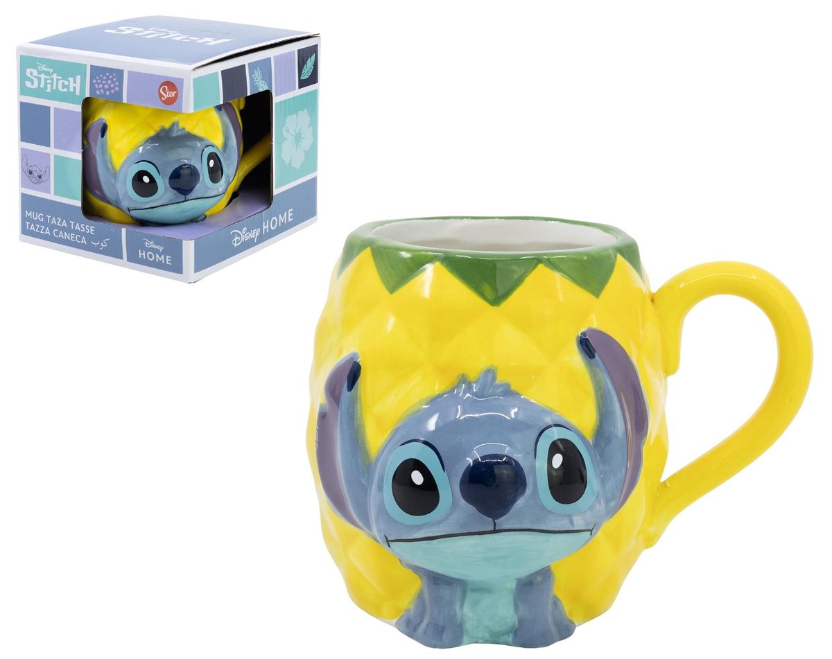 Tazza 3d Stitch DISNEY in Ceramica 415 Ml in Confezione - 78760