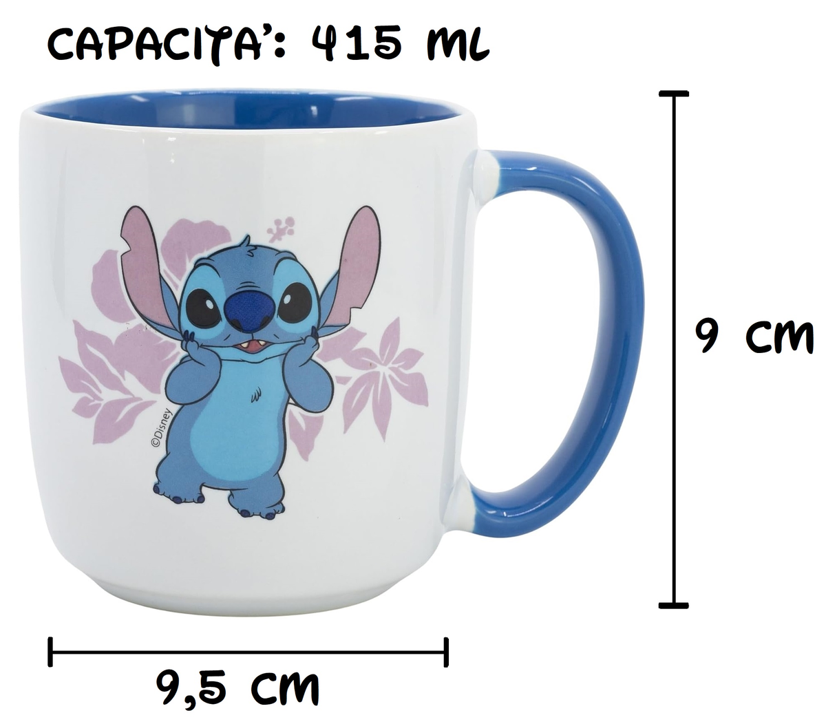 Tazza Mug Stitch DISNEY in Ceramica 385 Ml in Confezione - 75868