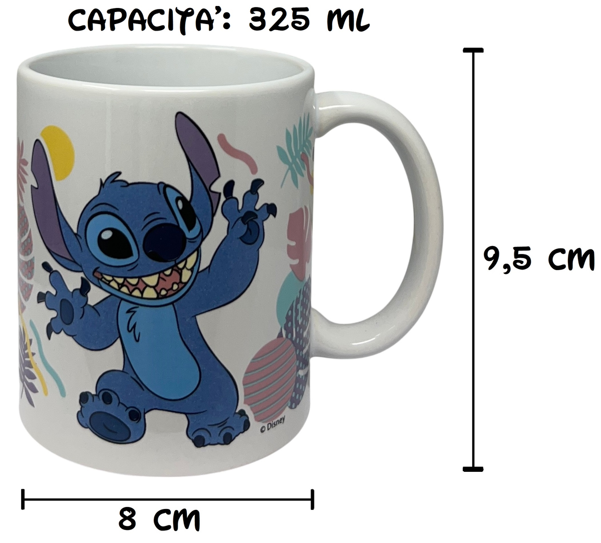 Tazza Mug Stitch DISNEY in Ceramica 325 Ml in Confezione - 88140