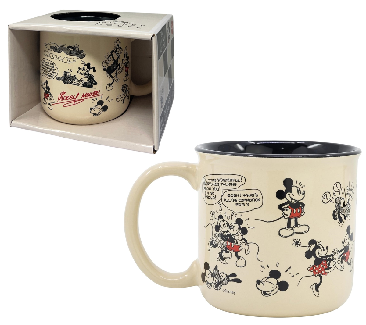 Tazza Mug Topolino DISNEY in Ceramica 414 Ml in Confezione - 75574