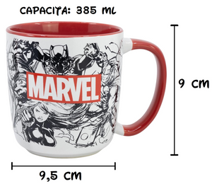 Tazza Mug Avengers MARVEL in Ceramica 385 Ml in Confezione - 75418