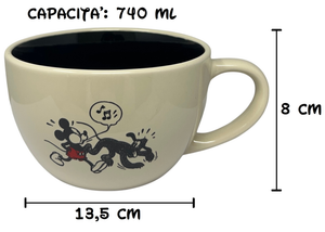 Tazza Larga Topolino DISNEY in Ceramica 740 Ml in Confezione - 75569