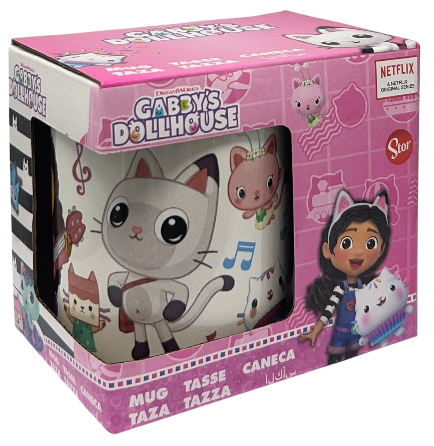 Tazza Mug Gabby's Dollhouse in Ceramica 325 Ml in Confezione - 88044