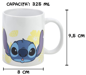 Tazza Mug Stitch DISNEY in Ceramica 325 Ml in Confezione - 88138