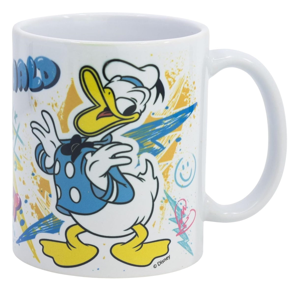 Tazza Mug Paperina e Paperino DISNEY in Ceramica Stampa Sublimatica 325 Ml in Confezione - 99818