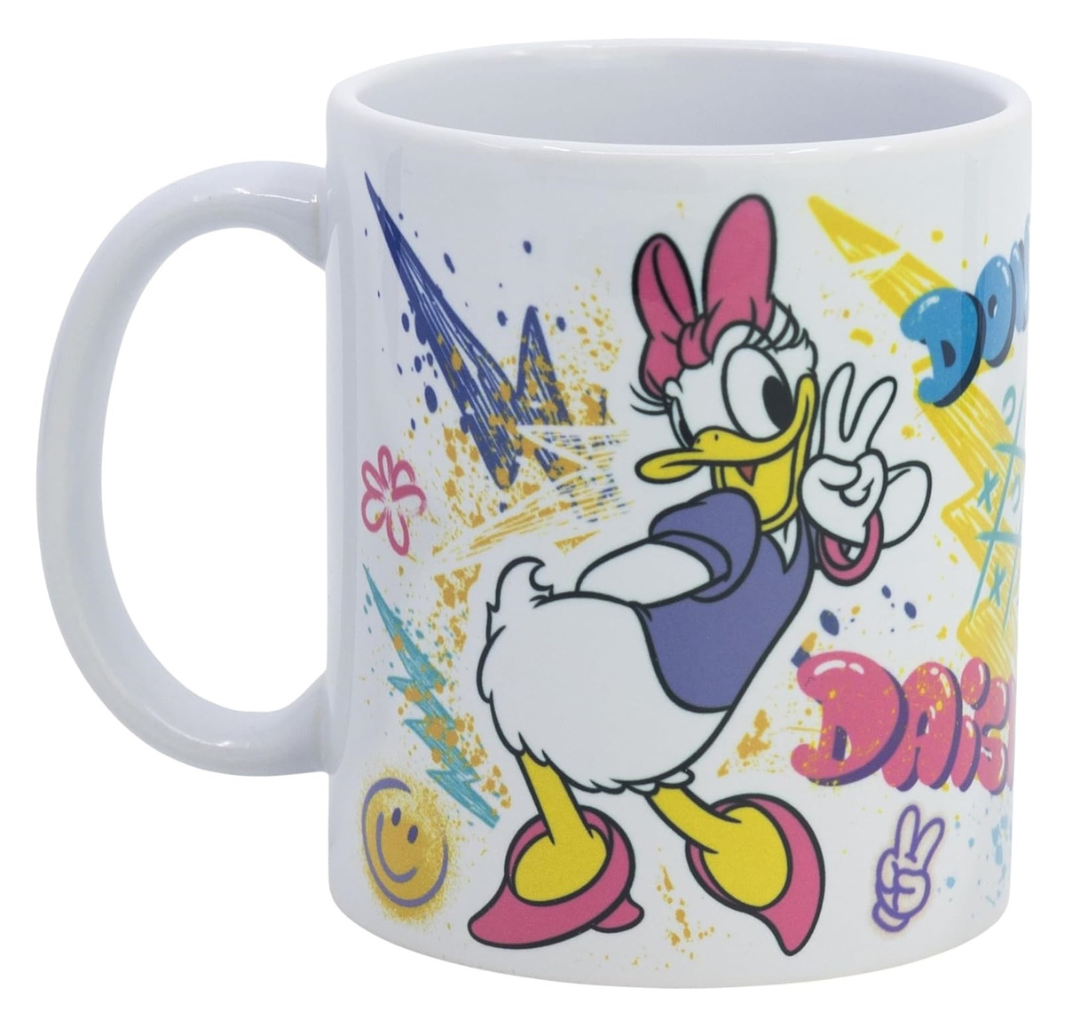 Tazza Mug Paperina e Paperino DISNEY in Ceramica Stampa Sublimatica 325 Ml in Confezione - 99818