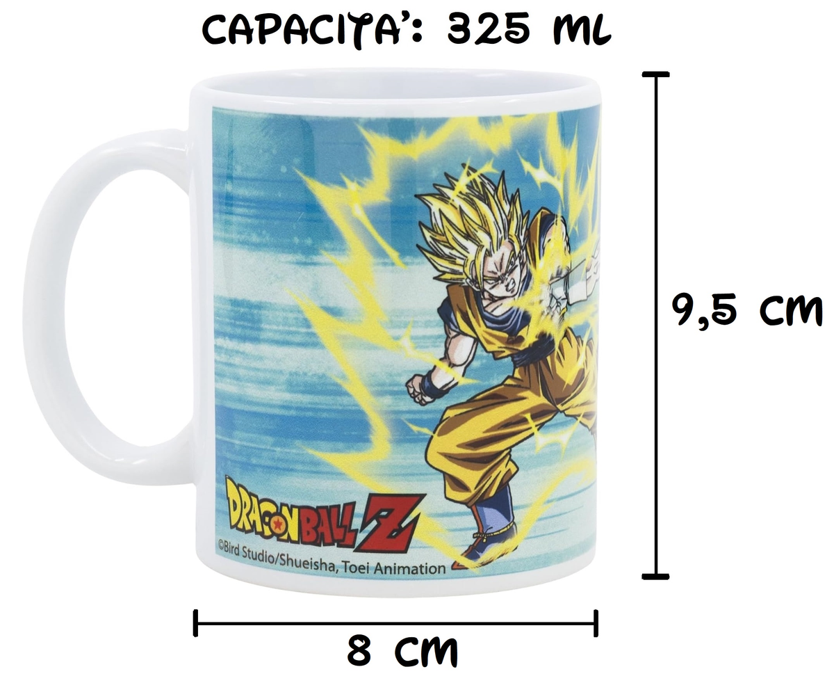 Tazza Mug Dragon Ball in Ceramica Stampa Sublimatica 325 Ml in Confezione - 99554