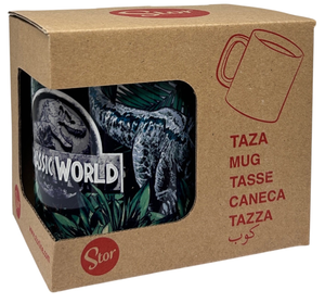 Tazza Mug Jurassic World in Ceramica Stampa Sublimatica 325 Ml in Confezione - 99005