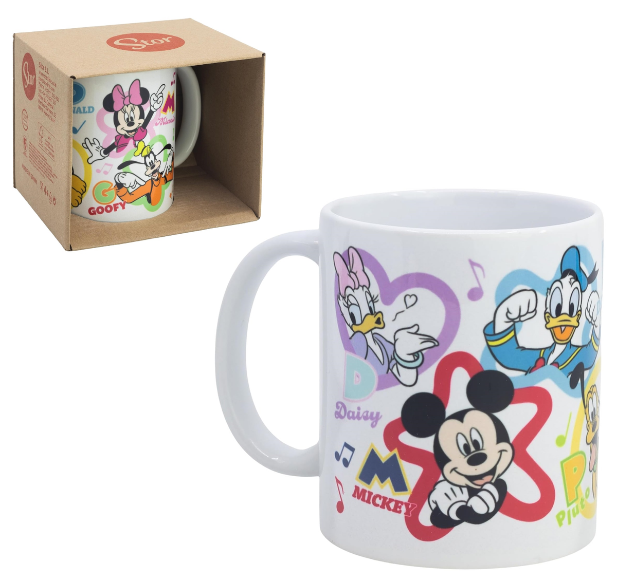 Tazza Mug Topolino e i Suoi Amici DISNEY in Ceramica Stampa Sublimatica 325 Ml in Confezione - 99819